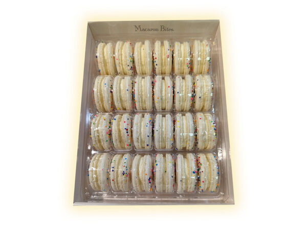 Cake Batter Macaron Cookies Gift Box - 24 Count - Image 2